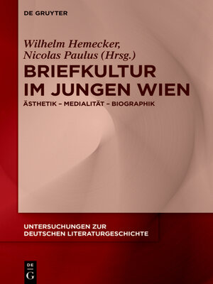 cover image of Briefkultur im Jungen Wien